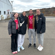CSAS eboard members volunteers at Ithaca's ReUse Center